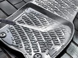 3D Auto Gummimatten & Kofferraumwanne Set für Mercedes C Klasse W204 (Umklappbare Rücksitze) Baujahr 2007-2014 thumbnail